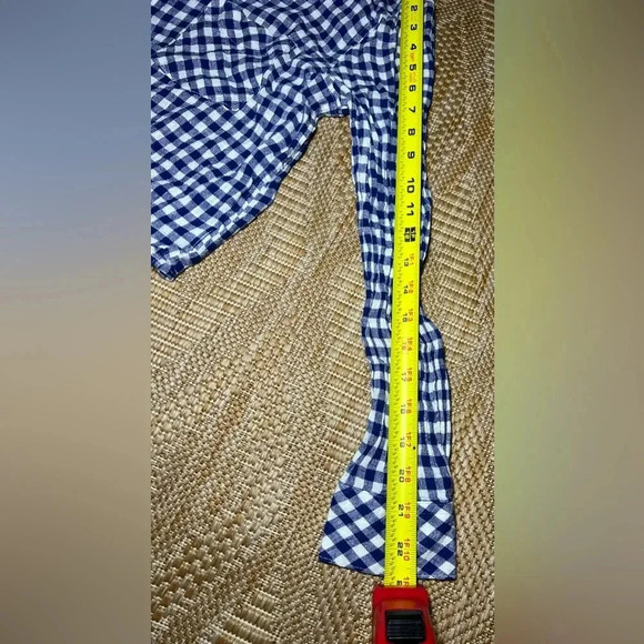 Rails Women's Val Blue Gingham Plaid Long Sleeve,Button Down, Tie Front, Size S - Picture 7 of 9